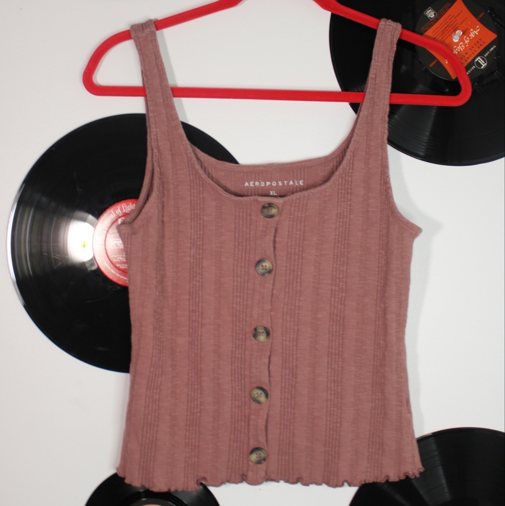 Dusty Pink Aeropostale tank top